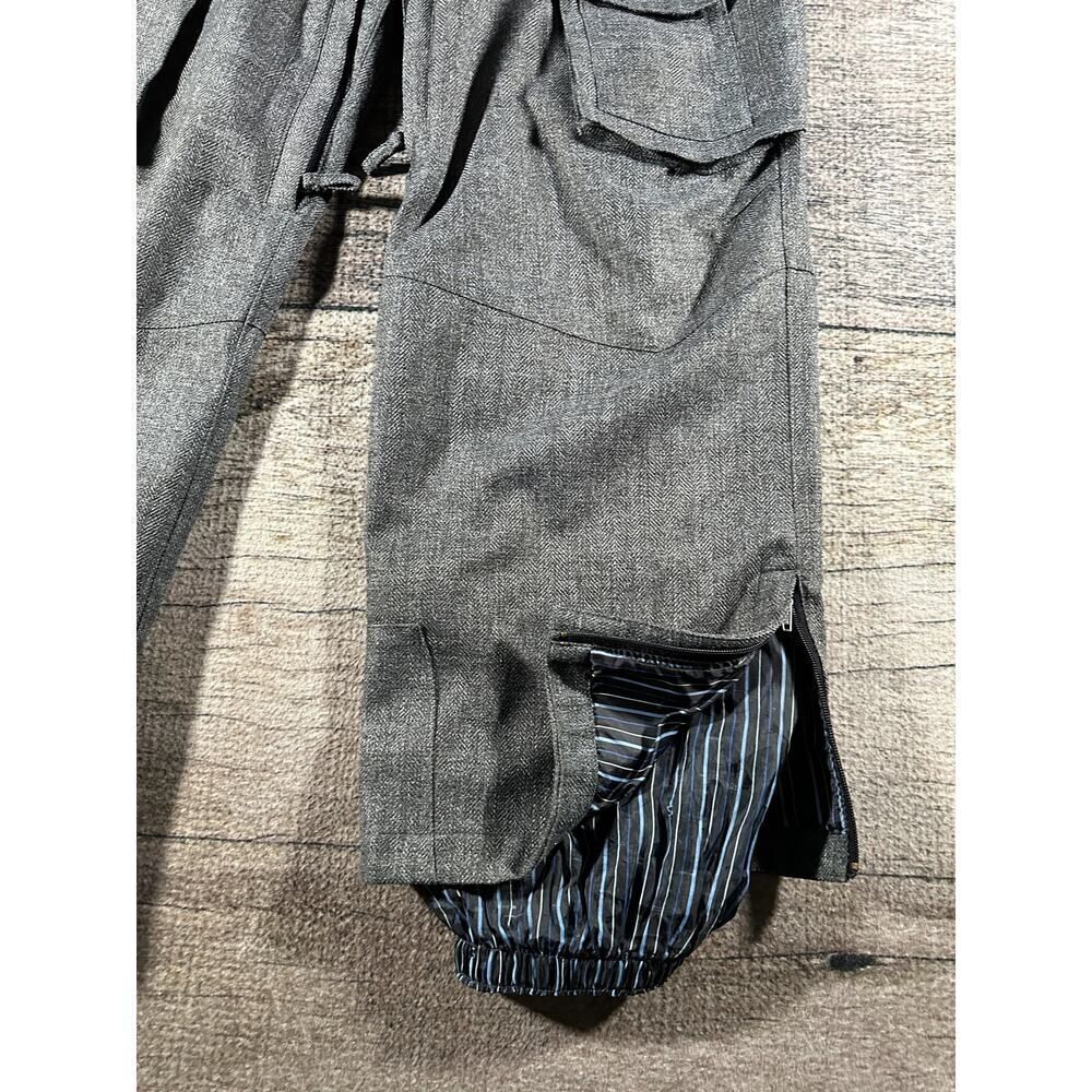 Sims Snap Button Grey Lined Ski Snowboarding Pant… - image 7